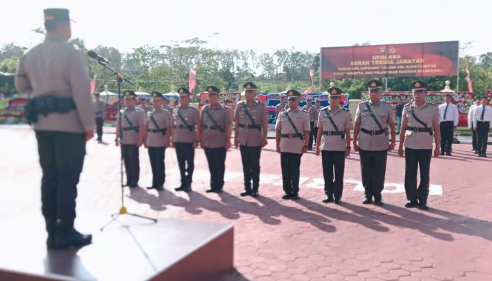 Kapolres PALI Pimpin Upacara Sertijab Sejumlah Pejabat Utama