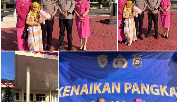 Naik Pangkat, Aiptu Affandi Bay Dapat Hadiah Umroh dari Kapolres PALI