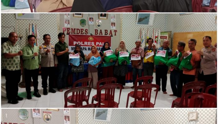 Polres PALI Salurkan Bantuan Sosial untuk Warga Terdampak dan Lansia di Momen HUT Bhayangkara Ke-79