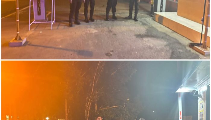 AKP Asri Komandoi Sat Samapta Polres PALI Gelar Patroli Perintis Presisi di Malam Hari