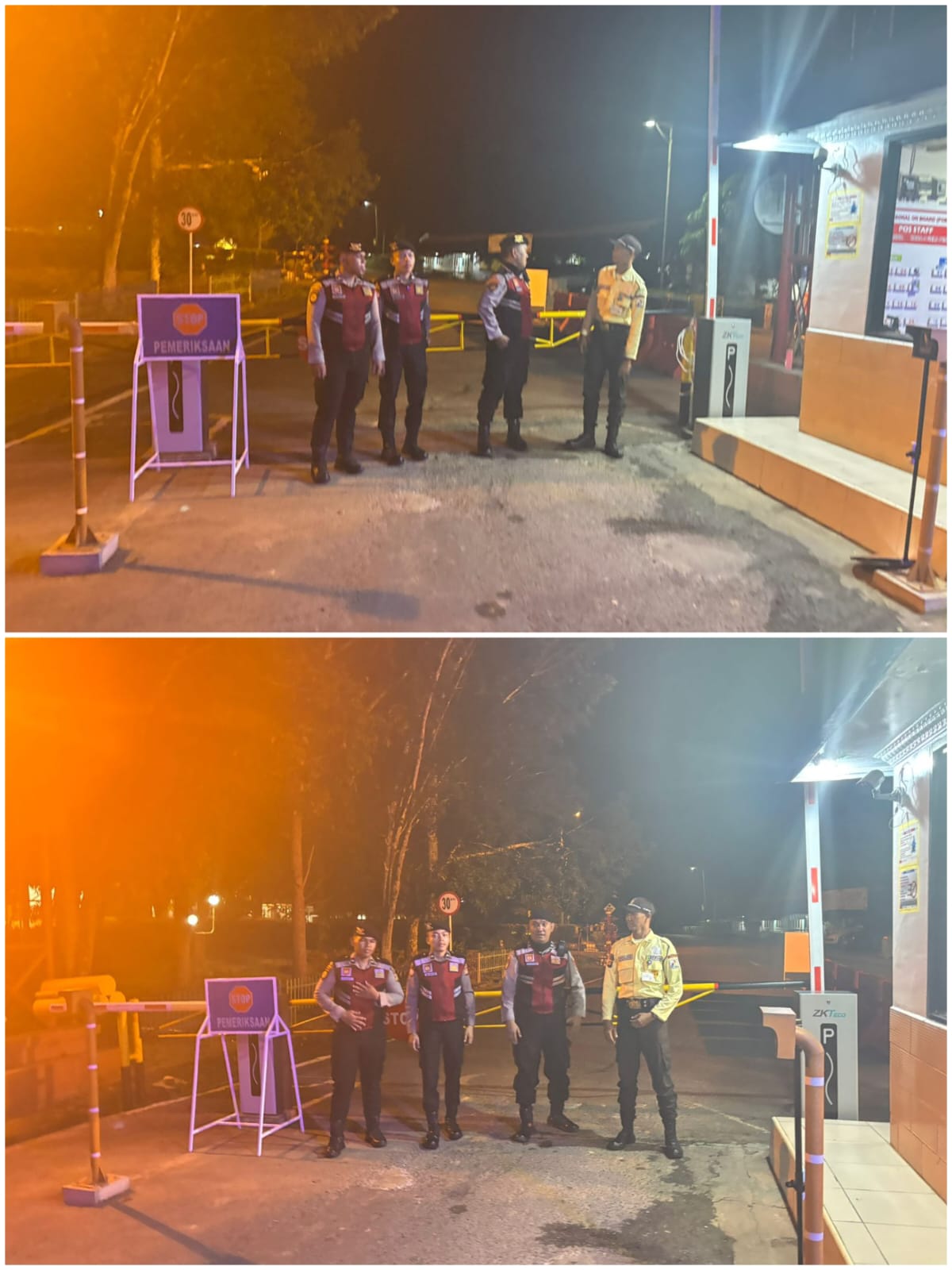 AKP Asri Komandoi Sat Samapta Polres PALI Gelar Patroli Perintis Presisi di Malam Hari