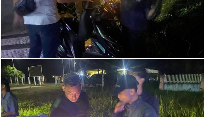 Polsek Penukal Abab Gelar Razia KRYD Dipimpin Oleh Aiptu Rudi Hartono,Puluhan Pengendara Terjaring Teguran