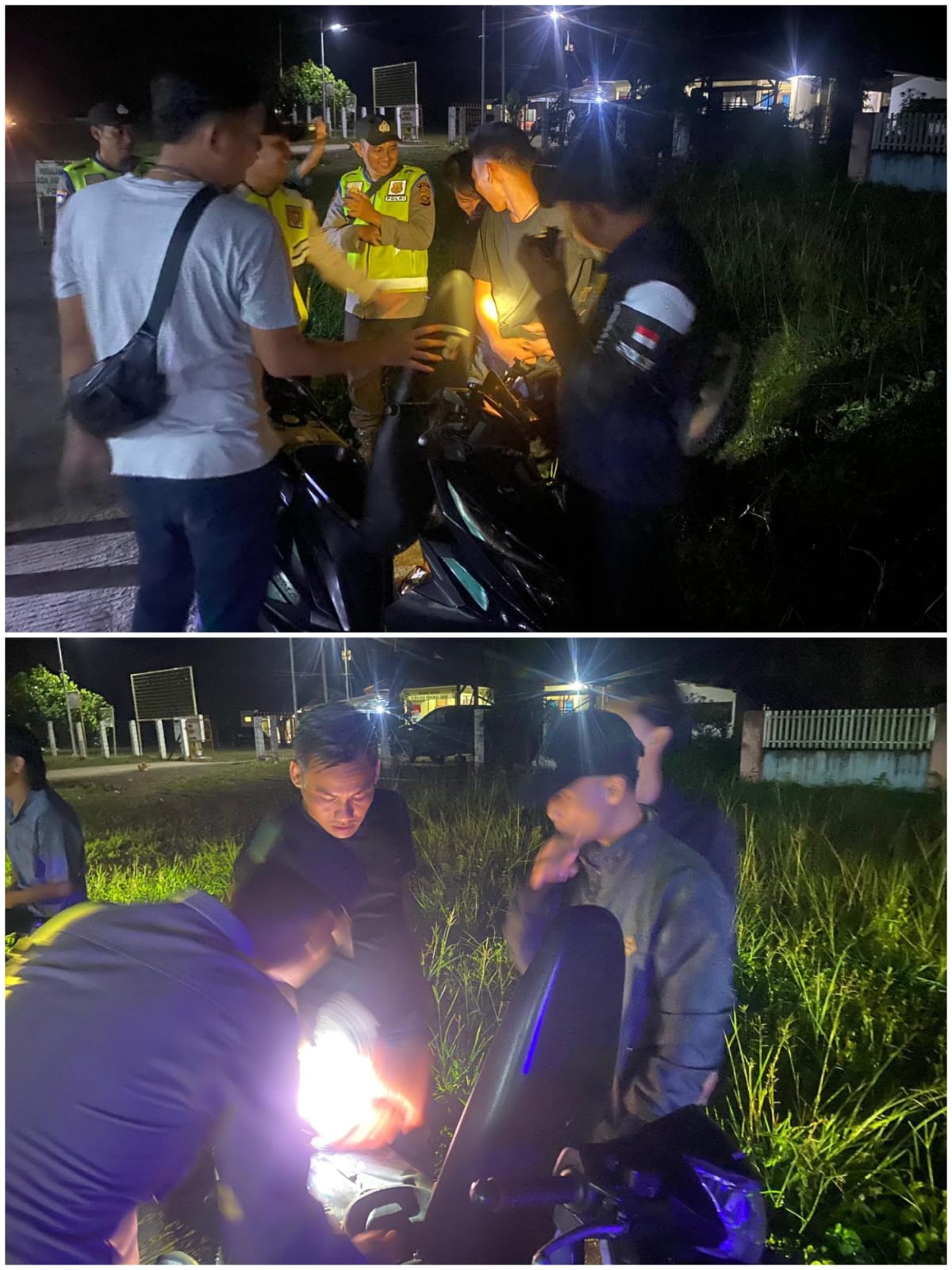 Polsek Penukal Abab Gelar Razia KRYD Dipimpin Oleh Aiptu Rudi Hartono,Puluhan Pengendara Terjaring Teguran