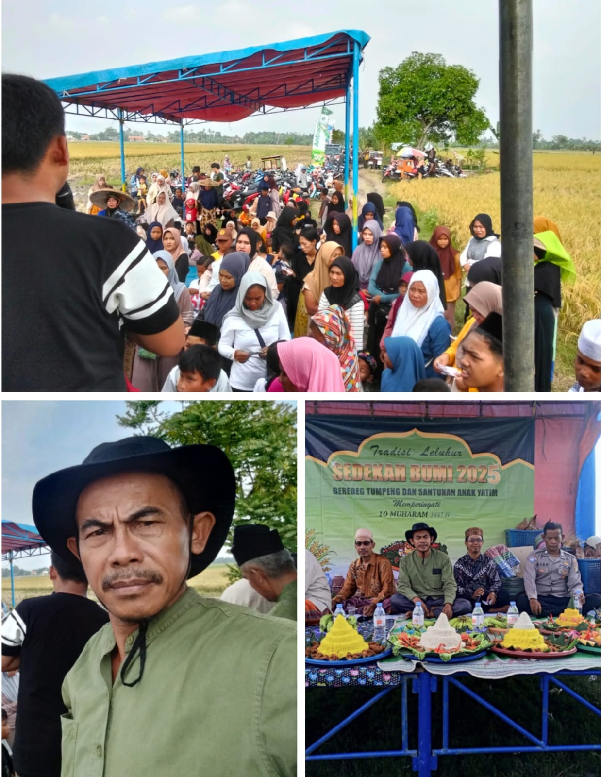 Tradisi Leluhur Dihidupkan Kembali Desa Karang Harja Gelar Sedekah Bumi dan  Gerebek Tumpeng 