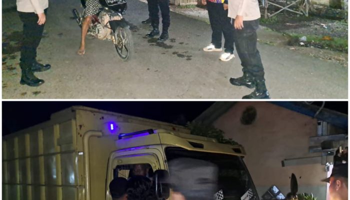 Polsek Tanah Abang Gelar Razia Malam Minggu, Wujudkan Kamtibmas yang Aman dan Kondusif