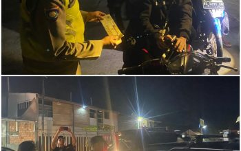 Razia Terpadu Polsek Penukal Abab: Cegah Aksi Kriminal, 20 Pengendara Ditegur
