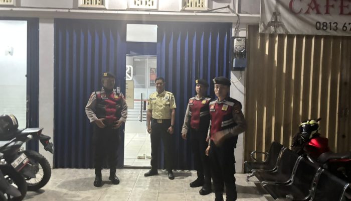 SAT SAMAPTA POLRES PALI GELAR PATROLI PERINTIS PRESISI, JAGA KEAMANAN DI SEKITAR BANK DAN KOMPERTA