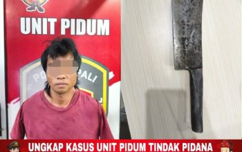 Polres PALI Amankan Pelaku Pengancaman Kepada Ibu Rumah Tangga Yang Menagih Hutang
