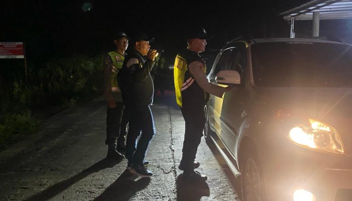 Polsek Penukal Abab Gelar Razia Terpadu KRYD: 30 Pengendara Ditegur, Situasi Kamtibmas Tetap Kondusif