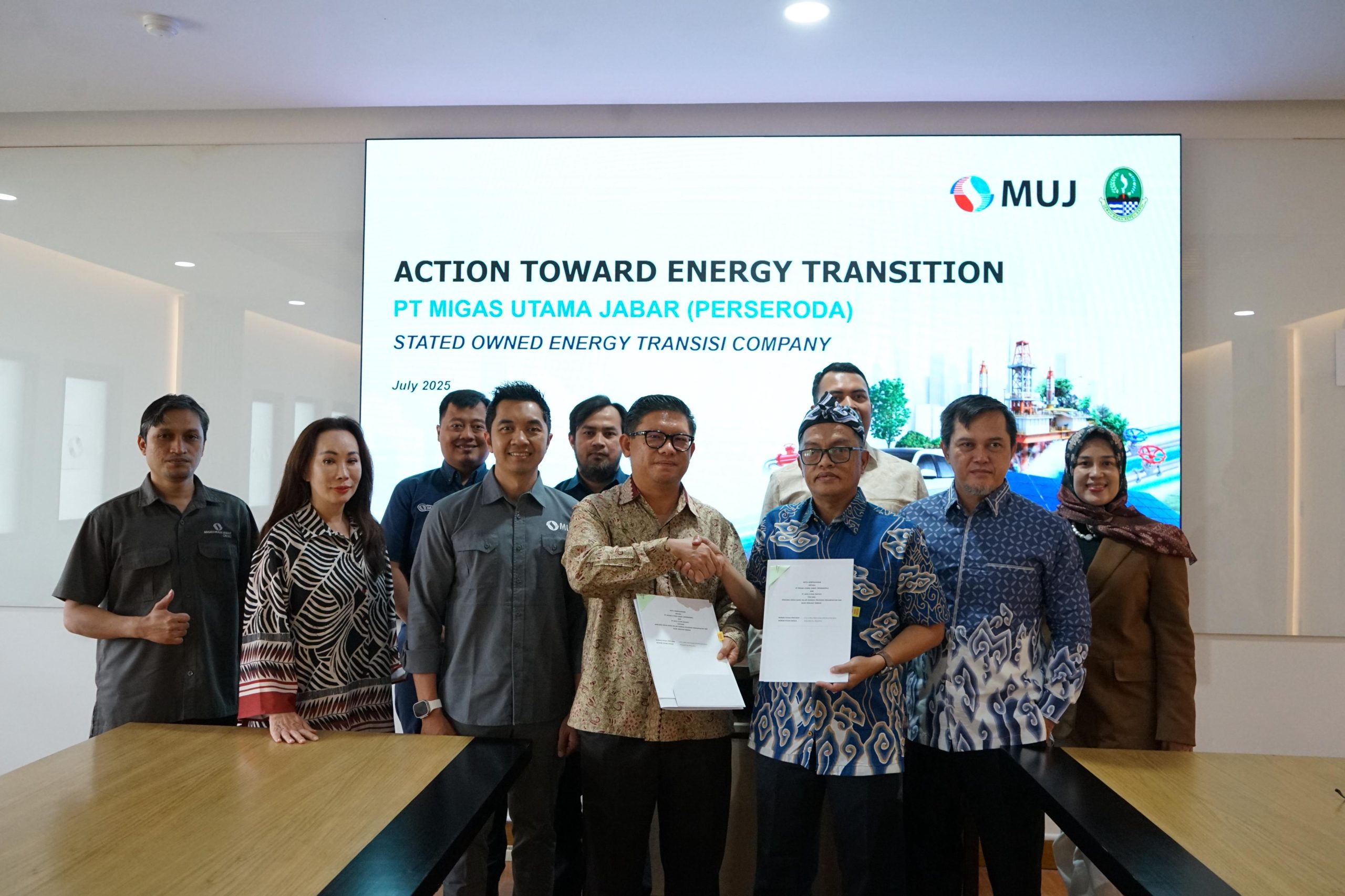 PT Migas Utama Jabar Bersama PT Asia Clean Energy Kolaborasi Nota Kesepahaman Rencana Kerja Sama Dalam Pemanfaatan Flare Gas To Power Generation