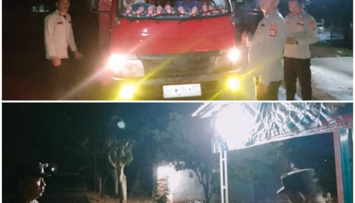 Polsek Tanah Abang Gelar Apel Malam dan Patroli Rutin, Pastikan Kamtibmas Tetap Kondusif