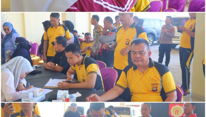 Kapolres PALI: “Kesehatan personel adalah pondasi profesionalisme Polri dalam melayani masyarakat.”