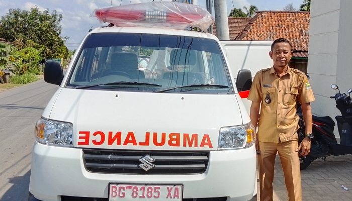 Untuk Meningkatkan Pelayanan Kesehatan masyarakat, Pemerintah Desa Tanah Abang Selatan Realisasikan Dana Desa Dengan Membeli Mobil Ambulance