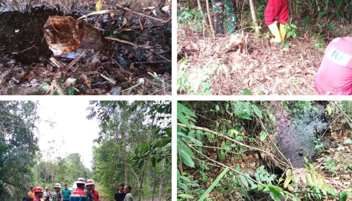 Lahan Warga Tercemari Limbah Minyak Mentah, PT Pertamina Hulu Rokan Zona 4 Adera Field Seakan Tutup Mata Tutup Telinga
