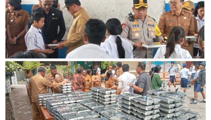 Bupati Karo ikuti Grand Opening Satuan Pelayanan Pemenuhan Gizi (SPPG) di SMP Negeri 2 Berastagi