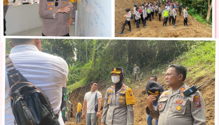 Polresta Deli Serdang Berhasil Amankan Kegiatan Eksekusi Lahan Bendungan Lau Simeme