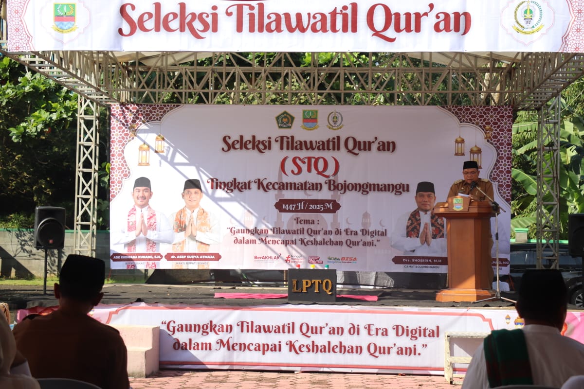 STQ Kecamatan Bojongmangu 2025 Mengusung Tema Gaungkan Nilai Qur’ani di Era Digital