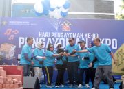 Fun Walk Sepanjang 3,3 KM Kanwil Kemenkumham Jabar Sambut HUT Pengayoman ke-80