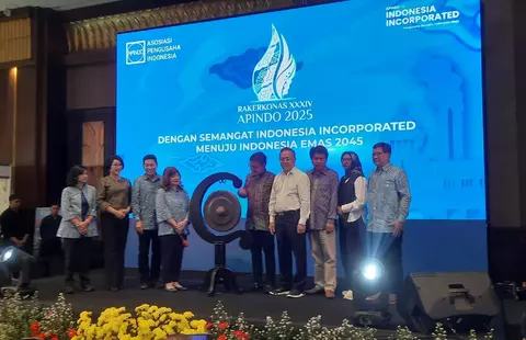 Rakerkonas 2025, Apindo Bertekad 'Jemput' Indonesia Emas 2045