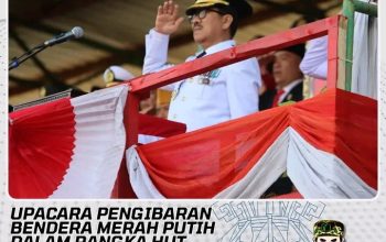 Bupati Lampung Utara Pimpin Upacara HUT  Ke- 80 Republik Indonesia