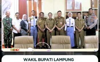 Wakil Bupati Lampung Utara  Lepas Keberangkatan Paskibraka Tingkat Provinsi
