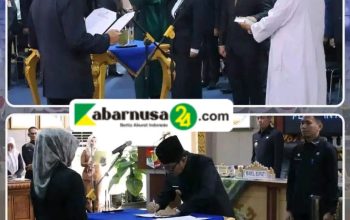 Bupati  Dr. Ir, H . Hamartoni Ahadis, M.Si. Lantak 17 Pejabat  Pimpinan Tinggi Pratama  Pemkab  Lampung utara