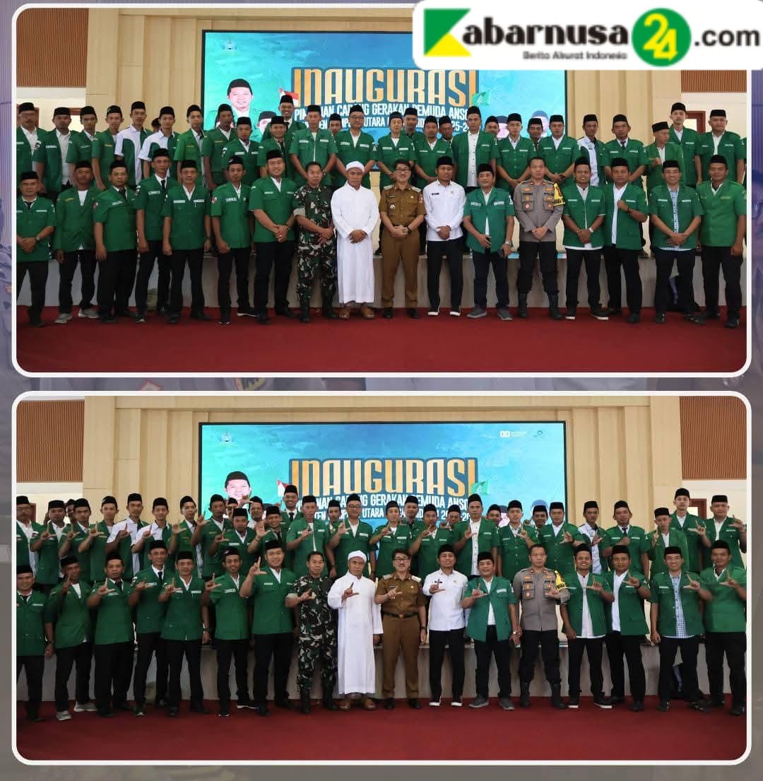 Bupati Lampung Utara Hadiri Pelantikan Pengurus GP- Ansor Priode 2025 - 2029