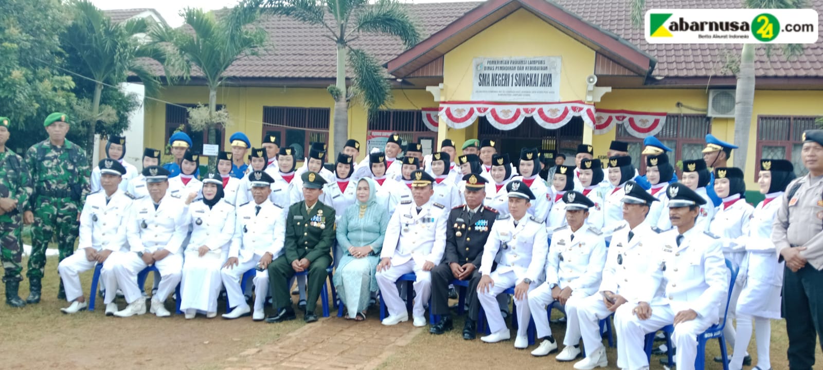 Kepala Desa Cempaka Barat Hadiri Upacara HUT Kemerdekaan RI Yang Ke-80
