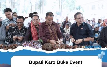 Bupati Karo Antonius Ginting Buka Event “Makan Buah Gratis”, Diserbu Pengunjung FBB Karo