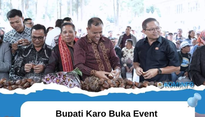 Bupati Karo Antonius Ginting Buka Event “Makan Buah Gratis”, Diserbu Pengunjung FBB Karo