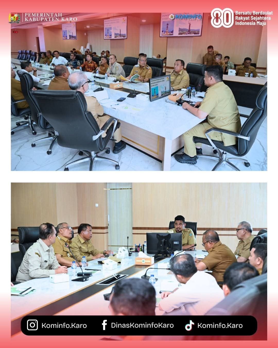 Bupati Karo Hadiri Rapat Koordinasi Peningkatan Produksi dan Hilirisasi Pascapanen Komoditas Jeruk Bupati Karo Hadiri Rapat Koordinasi Peningkatan Produksi dan Hilirisasi Pascapanen Komoditas Jeruk