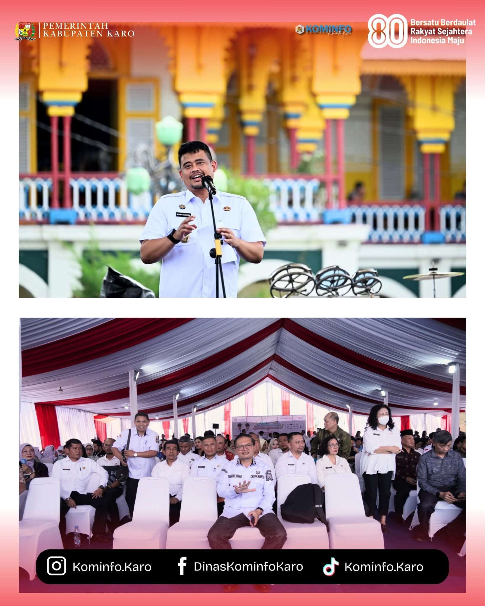 Wakil Bupati Karo Hadiri Pekan Inovasi Investasi Sumatera Utara 2025