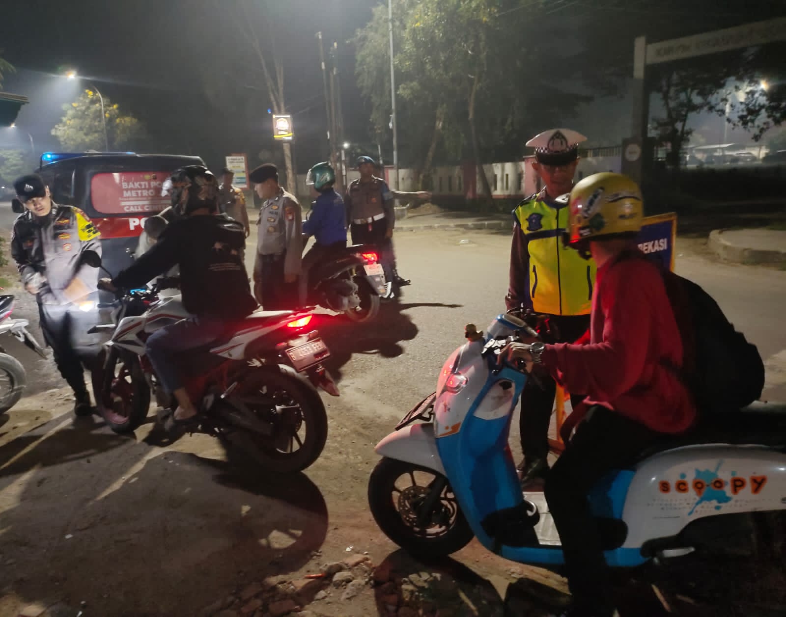 Operasi Kejahatan Jalanan (OKJ) dan Guantibmas di Cikarang Timur: Polsek Siap Amankan Wilayah