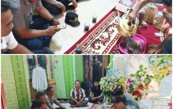 POLSEK PENUKAL ABAB SAMPAIKAN HIMBAUAN KAMTIBMAS TERKAIT RENCANA HAJATAN DI DESA AIR ITAM