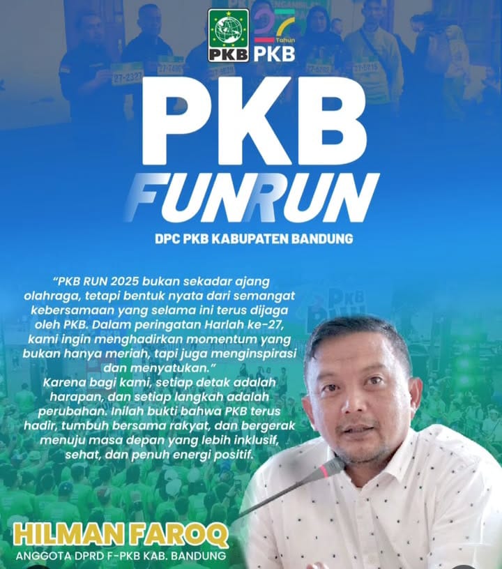 Hilman Faroq Paparkan Semangat Kebersamaan Lewat PKB Fun Run 2025
