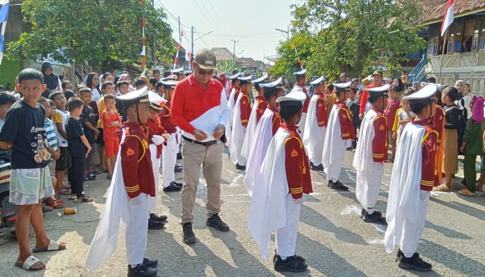 Pemerintah Desa Air Itam Timur Gelar Lomba Gerak Jalan,Dalam Rangka Memeriahkan HUT RI Ke-80 Tahun 2025