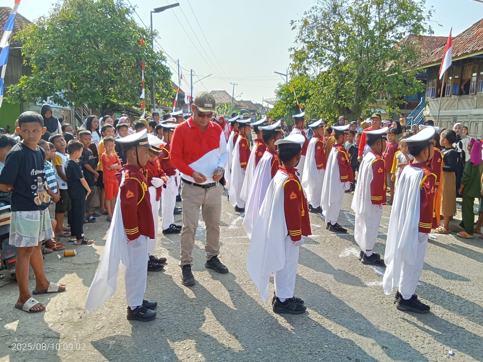 Pemerintah Desa Air Itam Timur Gelar Lomba Gerak Jalan,Dalam Rangka Memeriahkan HUT RI Ke-80 Tahun 2025