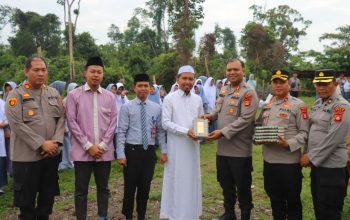 Polres PALI Tanam Jagung di Pesantren, Dorong Kemandirian Pangan dan Pemberdayaan Santri