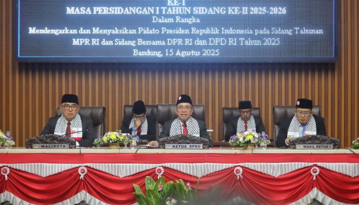 Dengarkan Pidato Presiden, Forkopimda Bandung Dukung Kemerdekaan Palestina
