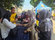 Ringankan Beban Masyarakat, Polsek Tambun Selatan Bersama Bulog Gelar Gerakan Pangan Murah untuk Warga