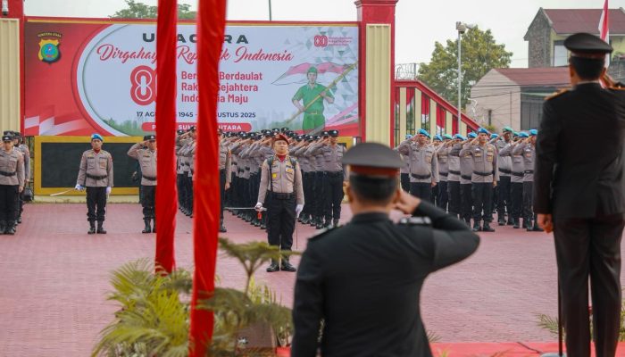 Polda Sumut Gelar Upacara Peringatan HUT RI ke-80 dengan Khidmat
