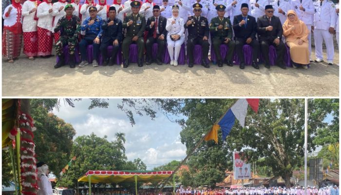 Upacara HUT RI ke-80 di Penukal Berlangsung Khidmat, Kapolres PALI Tekankan Pentingnya Menjaga Semangat Nasionalisme