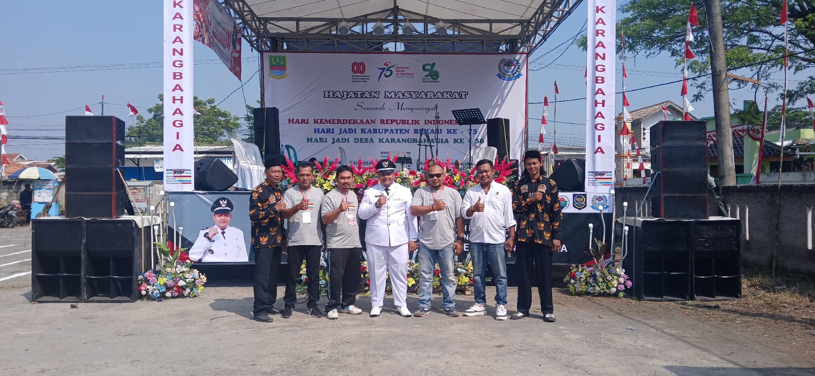 Potret Semarak Kemeriahan Hari Jadi Desa Karangbahagia ke-69 di HUT Ri ke-80