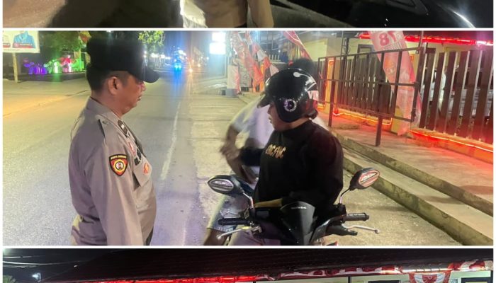 Polsek Talang Ubi Gelar KRYD, Cegah Gangguan Kamtibmas dan Tegakkan Disiplin Berlalu Lintas