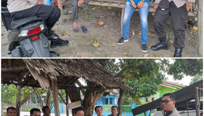 Polsek Penukal Utara Intensifkan Patroli Sambang, Cegah Isu Provokatif di Masyarakat