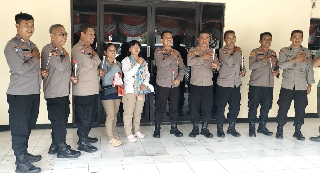 Yayasan Matahari Berikan Dukungan Moril kepada Polsek Cikarang Timur