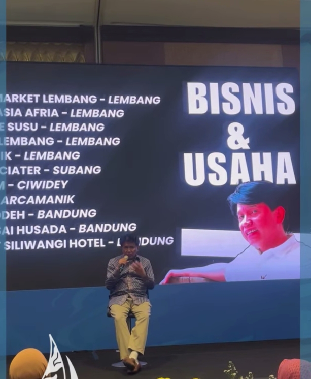 Menjadi Narasumber Apindo Expo & UMKM Fair 2025, Wakil Ketua Bidang Pariwisata Ekonomi Kreatif IKM, UKM Dan Koperasi DPP APINDO Jabar Perry Tristianto Sampaikan Ilmunya