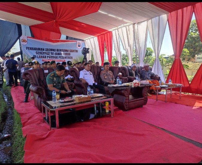 Polres Bondowoso bersinergi dengan pondok pesantren dalam mendukung program ketahanan pangan