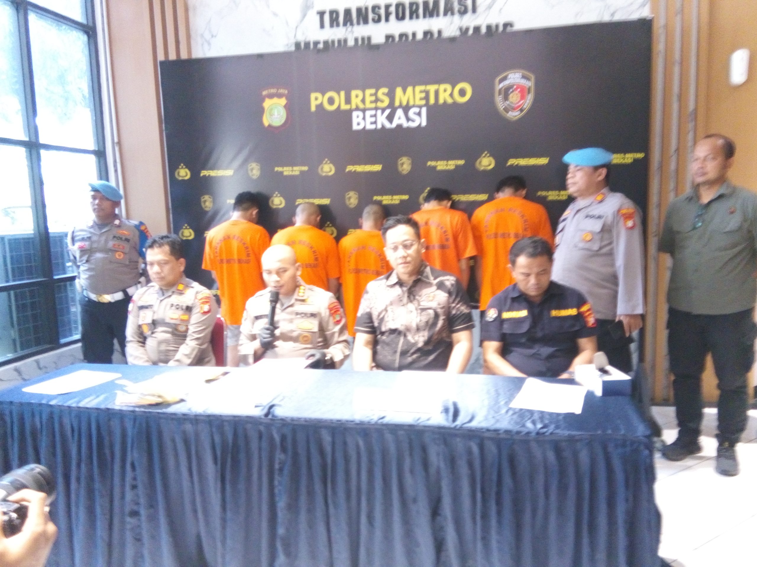 Sindikat Curanmor Berhasil di Ringkus Reserse Kriminal Polres Metro Bekasi
