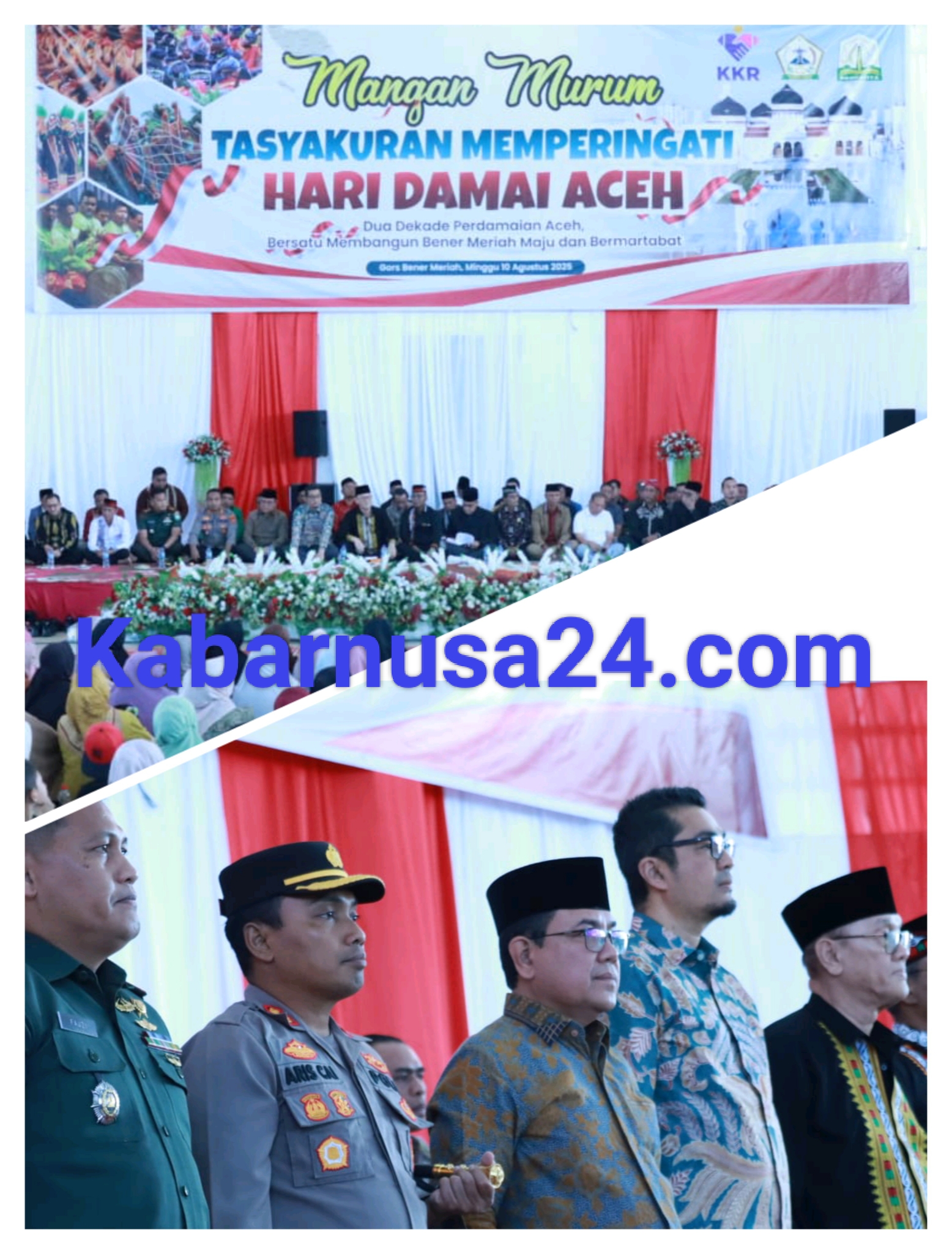 Peringatan 2 Dekade Hari Damai Aceh, Wujudkan Semangat Bersatu Membangun Daerah